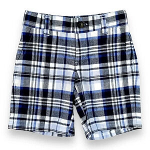 Janie & Jack | Classic Pull-On Plaid Shorts (2T) 💙